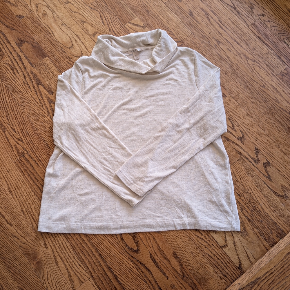 Banana Republic Luxe Cream Turtleneck